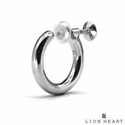 ライオンハート シルバー イヤリング プレーン シルバー925 メンズ ブランド LION HEART