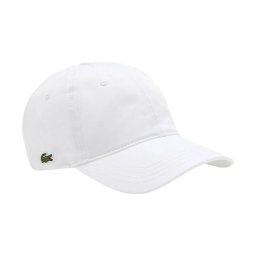 ラコステ LACOSTE キャップ 帽子 小物 アクセサリー ミドル 綿 コットン RK0440 001 レディース メンズ ユニセックス ホワイト