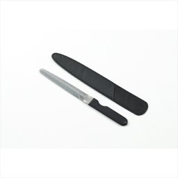 NAIL FILE 爪ヤスリ 甲丸型 カーブ付 ケース：黒  キッチン キッチン雑貨  内祝 内祝い お祝 御祝 記念品 出産内祝い プレゼント 快気祝い 粗供養 引出物