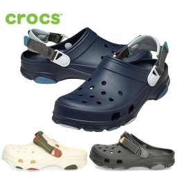 クロックス サンダル メンズ crocs  オール テレイン クロッグ チョーク  ブラック 黒 ネイビー ALL TERRAIN CLOG 206340