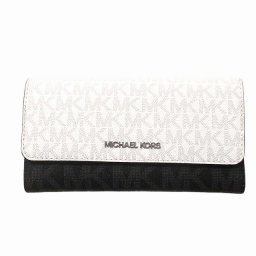 MICHAEL KORS マイケルコース アウトレット 財布 ジェットセットトラベル シグネチャーロゴ 三つ折り財布 35S5STVF3B OPWHT