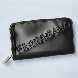 フェラガモ 長財布 メンズ ブランド Ferragamo 661212CALF NER 764 219 ブラック