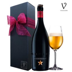 夏ギフト お中元 ビール ギフト プレミアムビール ギフト 誕生日 プレゼント/ イネディット 750ml 1本 リボン化粧箱包装/シャンパン セット 内祝い 出産 結婚祝い お返し