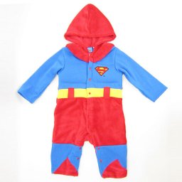 コスプレ スーパーマン なりきり きぐるみカバーオール コスチューム ベビー服   95cm SUPERMAN   ベビー用品(MCD)