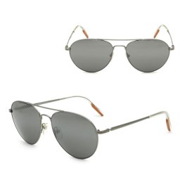 ゼニア サングラス ZEGNA EZ0175/S 08C 60 Ermenegildo Zegna エルメネジルド・ゼニア サングラス ノーズパッド ガンメタル グレー