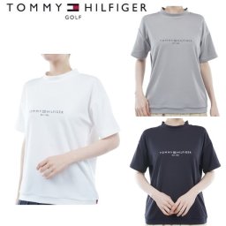 トミーヒルフィガー ゴルフ レディース リラックスフィット 半袖モックシャツ TOMMY HILFIGER GOLF THLA418 2024年春夏モデル お誕生日祝い お祝い 記念品 30代 40代 50代 60代 母の日 お母さん 還暦祝い 敬老の日 彼女 人気プレゼント プレゼント