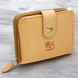 イルビゾンテ 二つ折り財布 メンズ レディース ブランド IL BISONTE SMW067PV0005 ナチュラルベージュ
