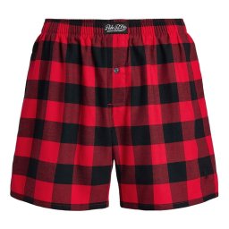 ポロラルフローレン：FLANNEL ボクサーショーツ (バッファロー・チェック)[ボクサーショーツ/ 男性下着/ メンズインナー/人気ブランド/おすすめギフト/誕生日プレゼント/メンズファッション]