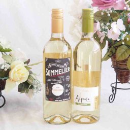 爽やかな酸味のチリ辛口白ワイン 2本セット(フルロッティ ソムリエ シャルドネ アルパカ ソーヴィニヨン ブラン) 750ml×2本