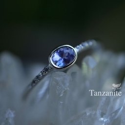 良質ゾイサイト★Tanzanite★シルバーリング1633