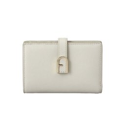 フルラ FURLA 財布 二つ折り財布 折りたたみ財布 WP00401 BX2045 1704S FURLA FLOW M COMPACT WALLET フロー MARSHMALLOW ホワイト系