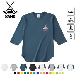カーリング3   名入れベースボールTシャツ ラグラン 3/4スリーブ ２トーン スポーティー アメカジ レディース メンズ 男 女 かわいい   ウインター オリンピック 氷 チェス