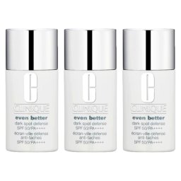 クリニーク イーブン ベター ダーク スポット ディフェンス 50 シアー 30ml x 3  |  CLINIQUE  日焼け止め（顔） 美容グッズ コスメ化粧品 誕生日 クリスマス ホワイトデー 結婚記念日 ウエディングギフト 母の日 送別会 バレンタインデー 女性 彼女 妻奥さん 母お母さん 女