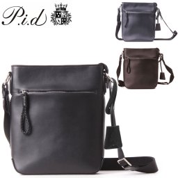 ピーアイディー P.I.D ショルダーバッグ 縦型 Ecrire エクリール paz103 ブラック チョコ ネイビー 牛革 本革 メンズ レディース 送料無料 誕生日プレゼント ギフト プレゼント ラッピング無料
