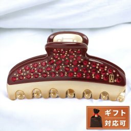 アレクサンドル ドゥ パリ ALEXANDRE DE PARIS ICCM 15571 04 B2 ヴァンドーム Mクリップ クリスタル ヘアクリップ ボルドー