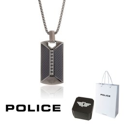 正規品 ポリス POLICE ペンダント ネックレス GEOMETRIC METAL ジオメトリック メタル GN0001404 ステンレス 316L サージカルステンレス ガンメタ メンズ 男性 ギフト プレゼント おすすめ 誕生日 クリスマス バレンタイン お祝い 新品 送料無料