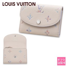 ルイヴィトン LOUIS VUITTON M29772 ポルトモネ ロザリ モノグラム アンプラント コインケース 小銭入れ レディース 財布 ミニ財布 コンパクトウォレット カードケース フラグメントケース レザー 本革 クォーツ LV ブランド ギフト