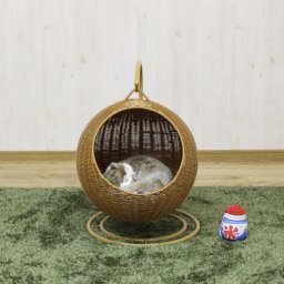 ペットハンキングチェアー ペット用品 ペット家具 ハンギングチェアー チェアー おしゃれ かわいい 可愛い PET-HC-BR
