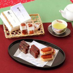 和菓子 大和の伝承の味 詰合せ（羊羹２棹／栗饅頭８）