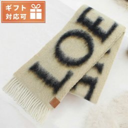 ロエベ マフラー レディース ブランド LOEWE イタリア F811257X03 CAMEL-BLACK ベージュ系 小物