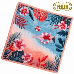 FEILER フェイラー ハンカチ タオル タオルハンカチ 25cm Playa Tropical 116　アプリコット プラヤ トロピカル PlayaTropical