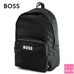 ヒューゴボス リュック メンズ HUGO BOSS Catch_3.0_Backpack 50511918 001 ブラック バックパック リュックサック A4対応 軽量 610g ロゴ デイパック ファスナー 通勤 通学 ビジネス 旅行 ブランド バッグ リサイクルポリエステル プレゼント ギフト 男性 父の日 誕生日