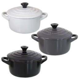 ルクルーゼ ル・クルーゼ ミニ ココット・ロンド 10cm ギフトセット ストーンウェアシリーズ Le Creuset 910050 3色セット 91016300173000 洋食器 送別会 誕生日 結婚祝い 結婚式 高級 父の日 母の日【スペシャルラッピング1100円(別売り)】 ホワイトデー