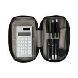 【ギフト対応無料】ブラック電卓付印章セット (BL1500OC) ※送料無料(ポスト投函)