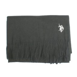 ユーエスポロ アッスン U.S.POLO ASSN マフラー 大判 ストール 325046-BLACK メンズ レディース ブラック