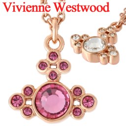 ヴィヴィアンウエストウッド ネックレス レディース Vivienne Westwood ヴィヴィアン ブルセラオーブペンダント ピンクゴールド 63020174-G137 【ラッピング無料 誕生日 お祝い プレゼント ギフト 贈り物】