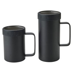 実りの秋の贈り物 保冷500&350ml缶ホルダーセット DAY CAN ブラック 500ml缶ホルダー:直径7.5×15.7cm、350ml缶ホルダー:直径7.5×11cm