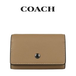 送料無料 コーチ COACH アウトレット 敬老の日 メンズ 小物 キーケース CX142 QB/TP(トープ) ベージュ