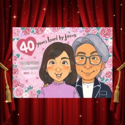 贈り物 似顔絵 結婚記念日 名入れ 手描き ギフト プレゼント ルビー婚式 お祝い 結婚40周年 記念日 結婚記念日 ご夫婦 夫婦 家族 お父さん 両親 下書き確認 修正無料 名入れ 実績多数 そっくり 親孝行 一生もの 思い出 記念 40周年 感謝 メモリアル ハロウィン おしゃれ 感謝の品 大量注文 節目 応援 初任給 卒寿祝い 米寿祝い 喜ばれる キレイ