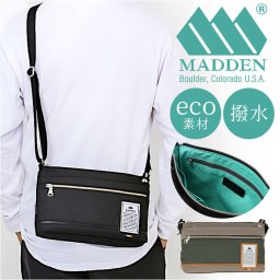 madden equipment 小さめ ショルダー NMTC-05 通販 ショルダーバック ショルダーバッグ 肩掛け 斜めかけ 横型 横 メデン イクイップメント 軽い 軽量 撥水 はっ水 コンパクト かっこいい メンズ レディース 男女兼用 ユニセックス