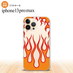 iPhone13ProMax iPhone13 Pro Max ケース ソフトケース ファイヤー 炎 クリア 赤 iPhone13 プロ マックス 6.7インチ おしゃれ かわいい メンズ レディース キッズ デザインたくさん nk-i13pm-tp1314