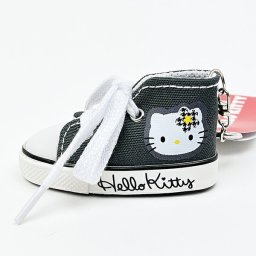 サンリオ ハローキティ スニーカーキーリング カオハナ ブラック Sanrio