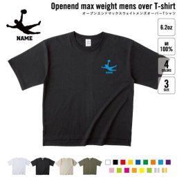 天才キーパー  名入れオーバーサイズTシャツ ビッグシルエット ゆったり イージーフィット ワイドフィット メンズ サイジング    サッカー 部活 SOCCER
