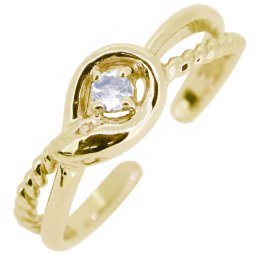 イヤーカフ レディース 18金 18k イヤリング ロイヤルブルームーンストーン 誕生石 6月 蛇 へび イヤカフ 片耳