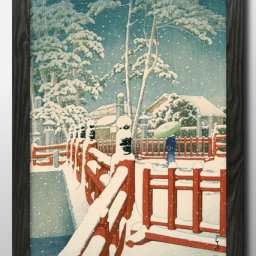 川瀬巴水 A3 サイズ ポスター アート おしゃれ 絵画 インテリア 北欧 イラスト マット紙 艶消し アートパネル 額 フレーム デザイン 壁掛け ギフト 新築祝い ディスプレイ 引越し祝い　新生活　空間デザイン 