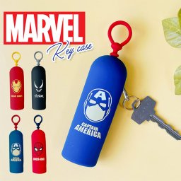 鍵 キーケース MARVEL スリムキーケース アメコミ アメリカンコミック スパイダーマン 軽い 小さい 子供 キッズ 男の子 メンズ レディース シリコン シリコン製 使いやすい かっこいい プレゼント 撥水 丈夫 カラフル キャラ 贈り物