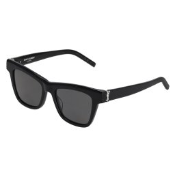 サンローラン SAINT LAURENT サングラス  UVカット アイウェア スクエア SL M106-005 レディース ブラック+グレー