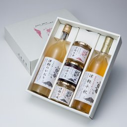 津軽平野の完熟りんごで作るストレート果汁100％ジュースとジャム りんご加工品Ｃセット 成田農園・青森県 【沖縄・離島 お届け不可】