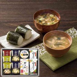 和風バラエティギフト 味噌汁 フリーズドライ かつおだし 味のり シーチキン 詰め合わせ 贈り物 内祝 引出物 法事 粗供養 満中陰志 香典返し 挨拶状 熨斗対応 ギフトセット EM-BOS