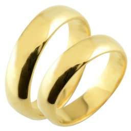 結婚指輪 ペアリング 18金 シンプル リング 指輪 イエローゴールドk18 マリッジリング k18 18k 5mm ペア 2本 セット 甲丸 地金 メンズ レディース ホワイトデー