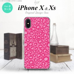 【iPhoneX】【スマホケース/スマホカバー】【アイフォンX】iPhoneX スマホケース カバー アイフォンX ヒョウ柄 ピンク nk-ipx-892【メール便送料無料】