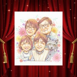 似顔絵 家族 ギフト 手描き 贈り物 名入れ プレゼント 記念日 感謝 お祝い 誕生日 記念 両親 祖父母 家族 母 父 修正無料 名入れ 下書き確認 サプライズ かわいい 宝物 似てる 思い出 記念 感謝 快気祝い 大量注文 結婚祝い 色紙 感激 バレンタインデー 百寿祝い 卒寿祝い 同窓会 お祝いの品 イラスト 古希祝い オーダーメイド 感謝の品 長寿祝い