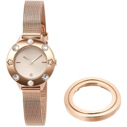 2年保証 新品 送料無料 FURLA フルラ CLUB クラブ R4253109514 腕時計 ステンレス レディース ピンクゴールド 替えベゼル付
