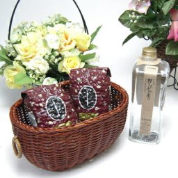 【贈り物限定】 黒木本店　米焼酎 野うさぎの走り 600ｍｌ（宮崎県）+オススメ珈琲豆（特注ブレンド200ｇ、ハッピーブレンド200ｇ）