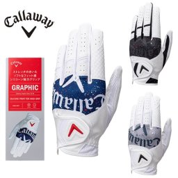 キャロウェイ ゴルフ グローブ キャロウェイ グラフィック グローブ 25 JM 左手用 メンズ Callaway GRAPHIC お誕生日祝い お祝い 記念品 お父さん 父の日 彼氏 男性 30代 40代 50代 60代 還暦祝い 敬老の日 人気プレゼント プレゼント