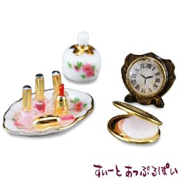 ミニチュア ロイターポーセリン メイクアップセット RP1716-5 ミニチュアハウス ドールハウス 用